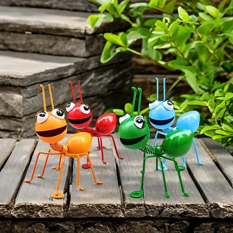 Metal Ant Statue Outdoor Decorative Sculpture Hanging Ornament And Display Piece