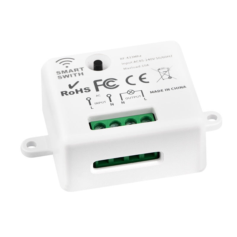 WiFi 433 MHz Mini Smart Switch TUYA Single Live And Neutral Wire