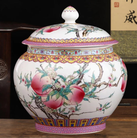 Ceramic Large Tea Can For Household Use