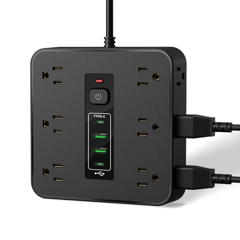 TK Prohibits The Sale Of American Standard Household Office Intelligent American Standard Plug-in Multi-hole Socket With USB Charging Plug-in Board PD Switching Power Supply Overload Protection Pl