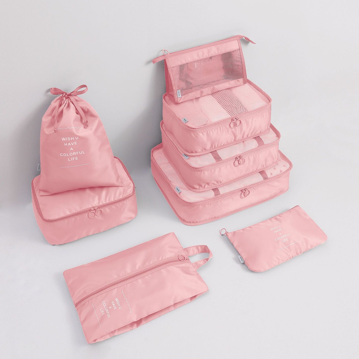 Waterproof Oxford Cloth Toiletry Makeup Organizer Set For Sorted Storage