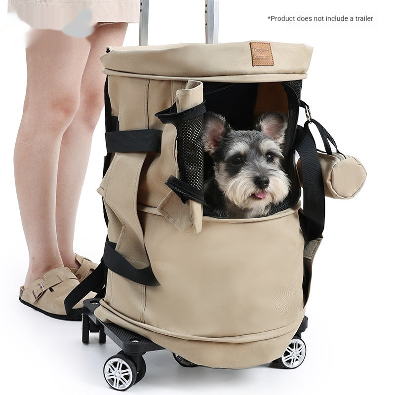 Multi-Functional Foldable And Detachable Pet Carrier For Outings
