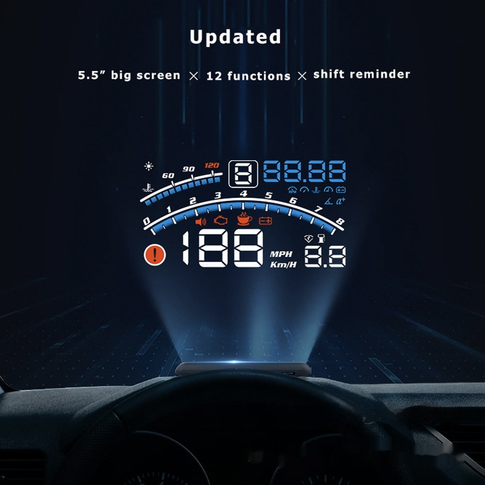 HD Non-fuzzy Compatibility Best 58 Screen Head-up Display