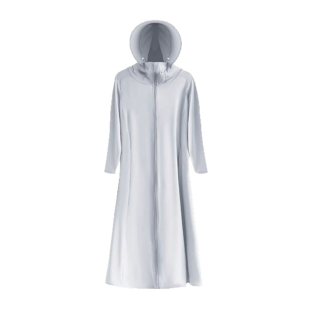 New Womens Summer Long Knee-length Full-body Sun-protection Jacket