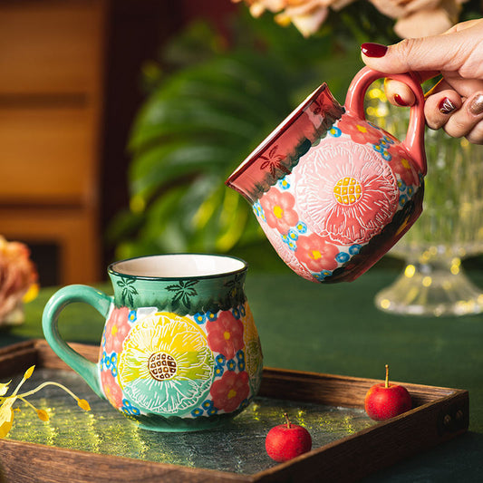 Vintage High Beauty Green Shadow Mug