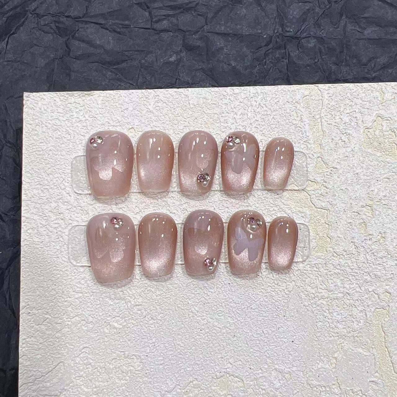 Real Shot Wear Armor Handmade Finished Nail Beauty