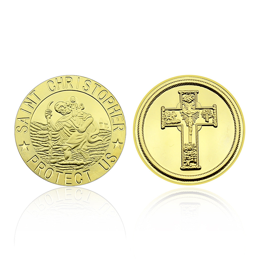 Lucky Coin Metal Medal Collectible Gift