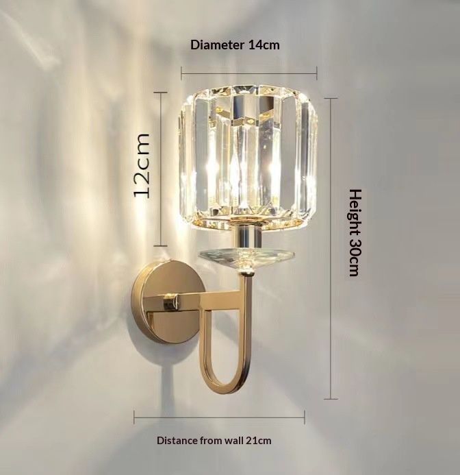 New Nordic-style Crystal Wall Lamp For Home Use