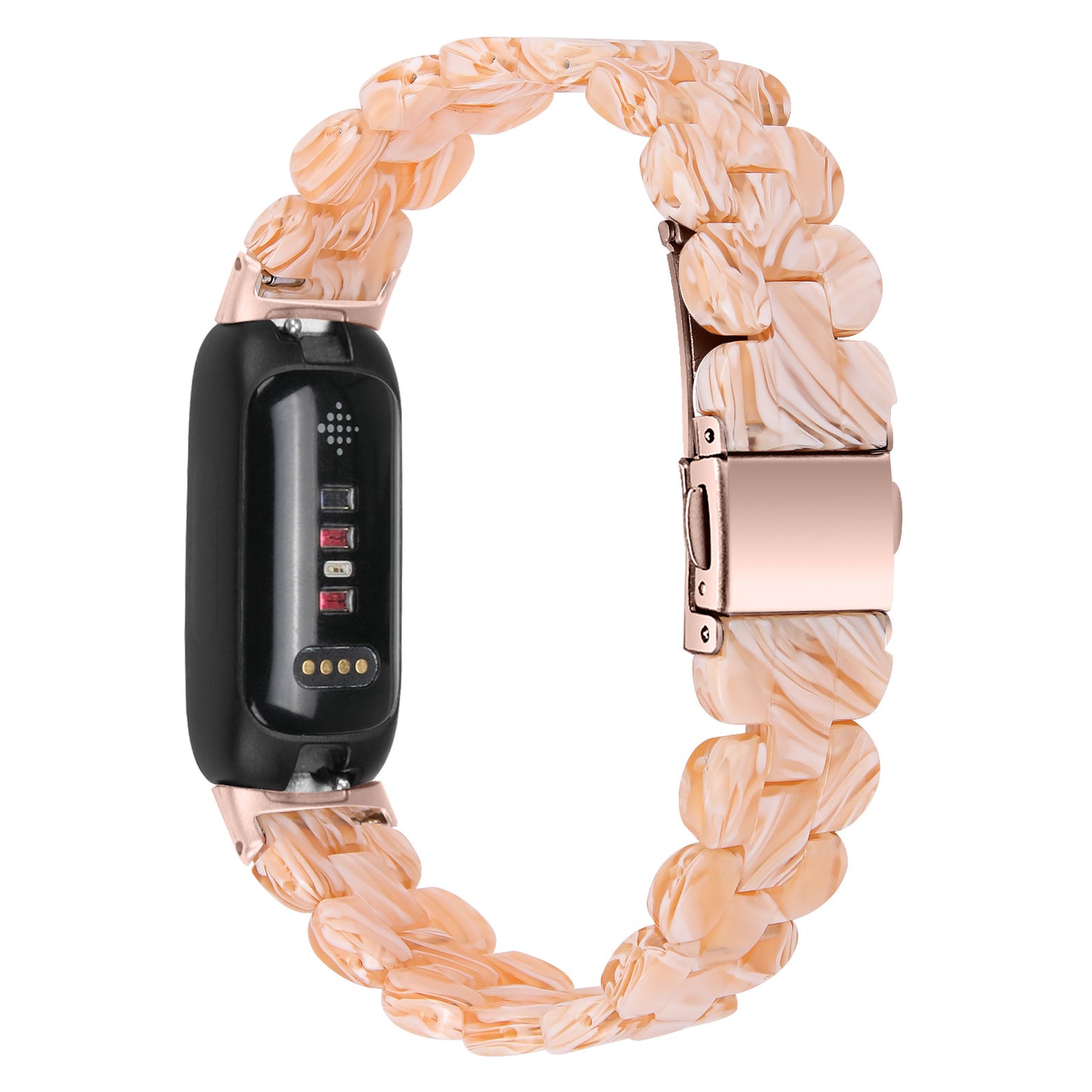 Fashion Personality Oval Resin Smart Flower Strap