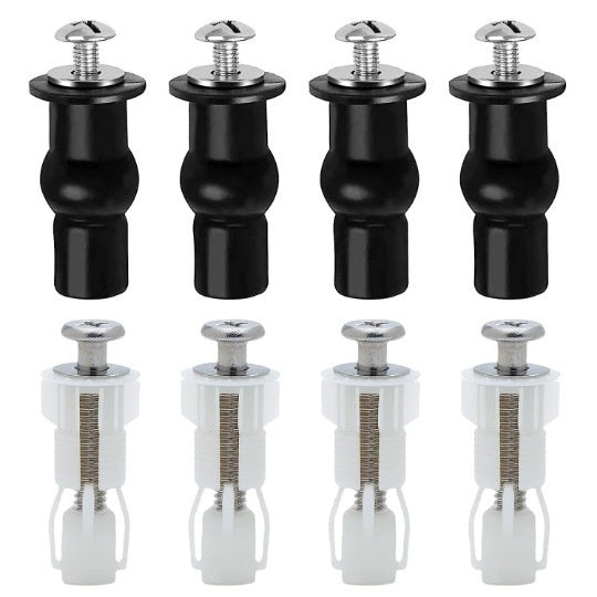 Rubber Nylon Expansion Screw Anchor For Toilet Seat Lid Accessories