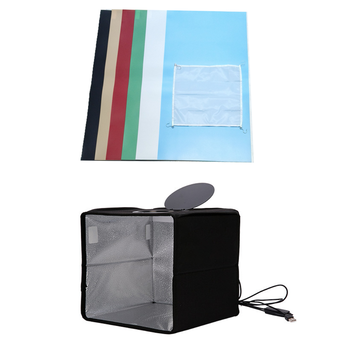 PULUZ Portable Photo Studio 96-144 LED Light Tent Bar 25-40cm Cube Soft Box Room