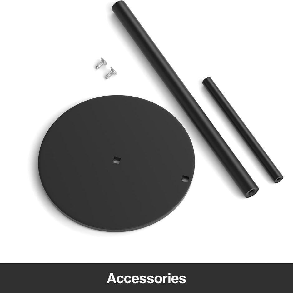 Premium Black Stainless Steel Countertop Paper Towel Holder With Weighted Base