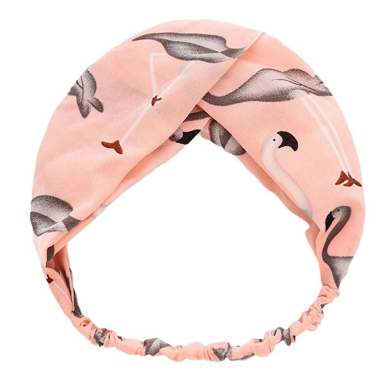 Cute Women's Face Wash Bandeau Solid Color Makeup Headband