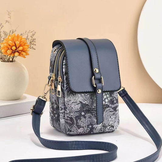 Women's Versatile Multi-compartment Mobile Phone Bag