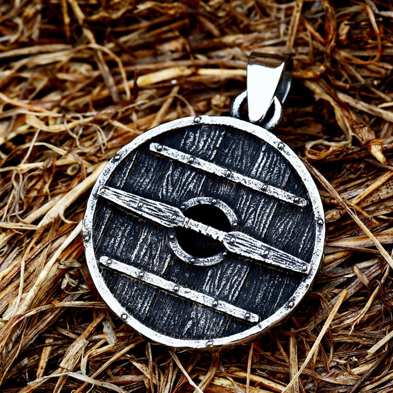 Nordic Retro Titanium Steel Necklace Accessories Fashion Simple Pendant