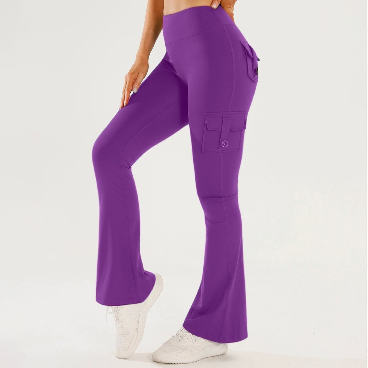 Multi-Pocket Yoga Pants For Fitness And Exercise