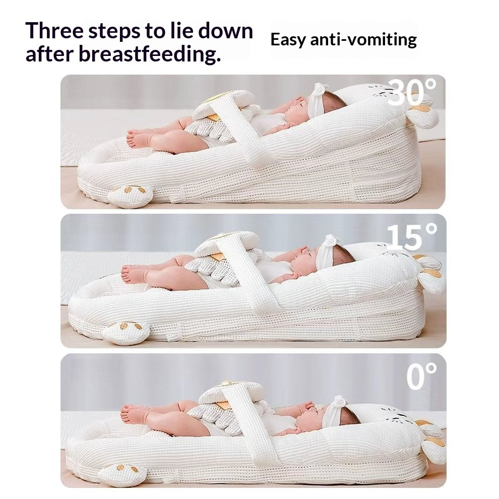 Breathable Pillow Baby Lying-Feeding Gadget Newborn Bionic Bed