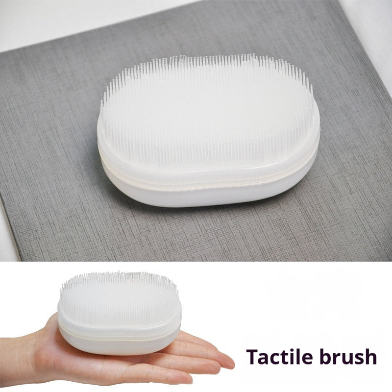 Children Tactile Brushing Massage Tool - Soft Bristle Sensory Integration Therapy Comb for Kids Skin Stimulation and Calming