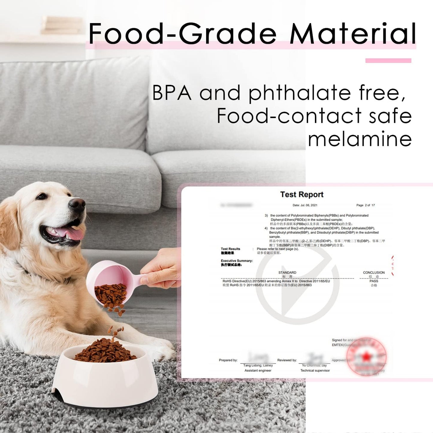 Dog Food Scoop For Container Measuring Scoop For Dogs Cats Birds And Rabbits Pet Food Feeding Scoop