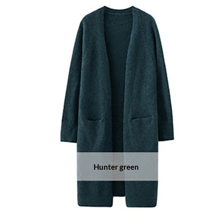 Korean-style Long Sweater Cardigan Mid-length Autumn Wear