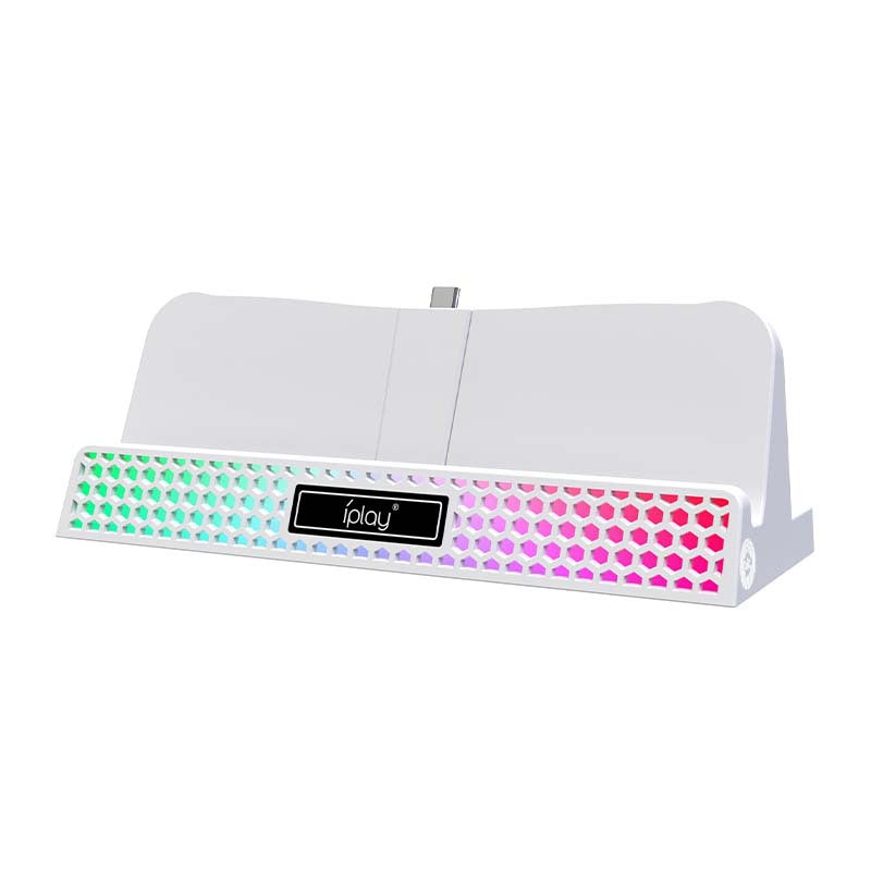 Game Machine Charging Base Single Fixed Charger Portable Stand With RGB Lamp