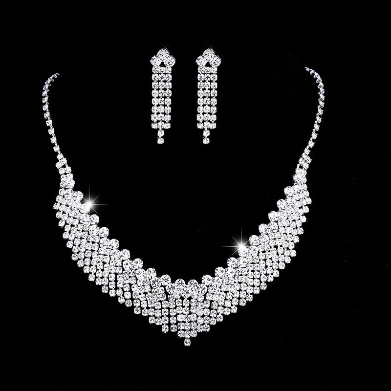 European And American Exaggerated Elegant Angel Wings Necklace Necklace Bride Suit Accessories Wholesale 563