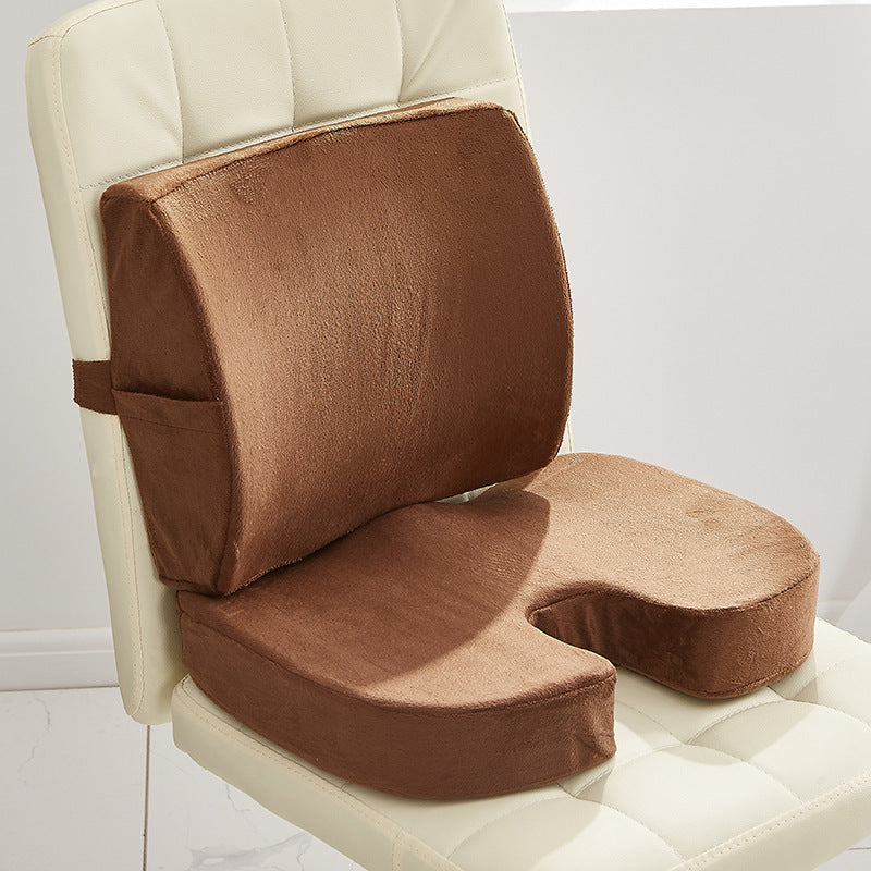 Memory Foam Lumbar Support Cushion For The Office And Car