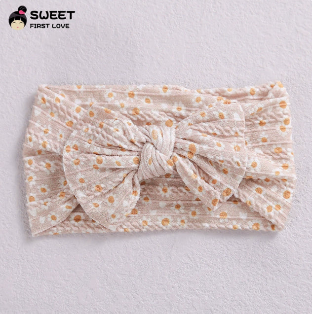 Children's Jacquard Headband Elastic Nylon Hair Band