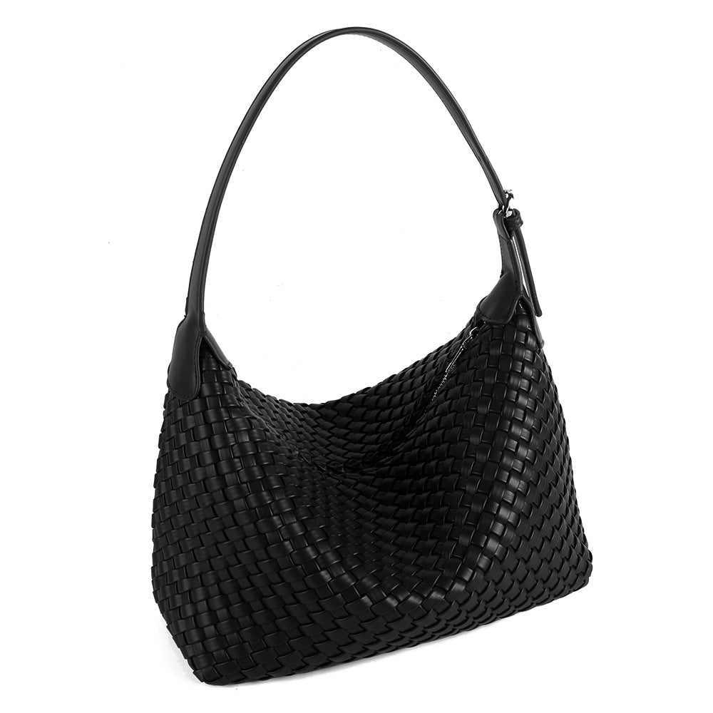 Handwoven Womens Crossbody Tote In Leathe Niche Design With A Premium Feel