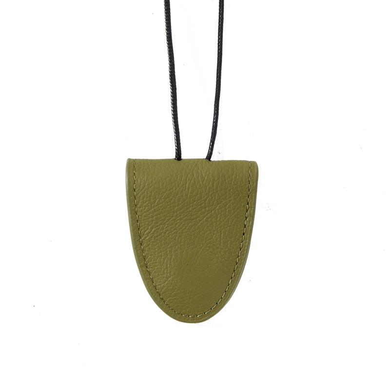 First-layer Cowhide Neck-hanging Magnetic Outdoor