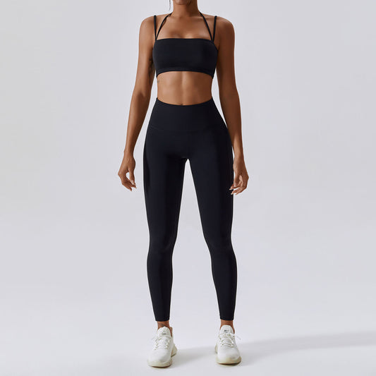 Yoga Clothes Suspenders Beautiful Back Sports Tight Suit