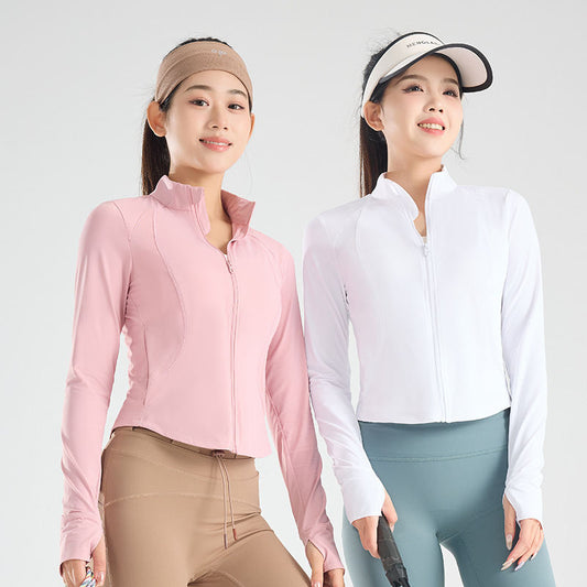 Ice Silk Sun Protection Yoga Cool Jacket