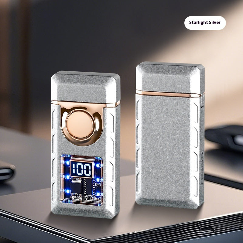 Mech Voice-controlled Intelligent Dual-fire Lighter Charging