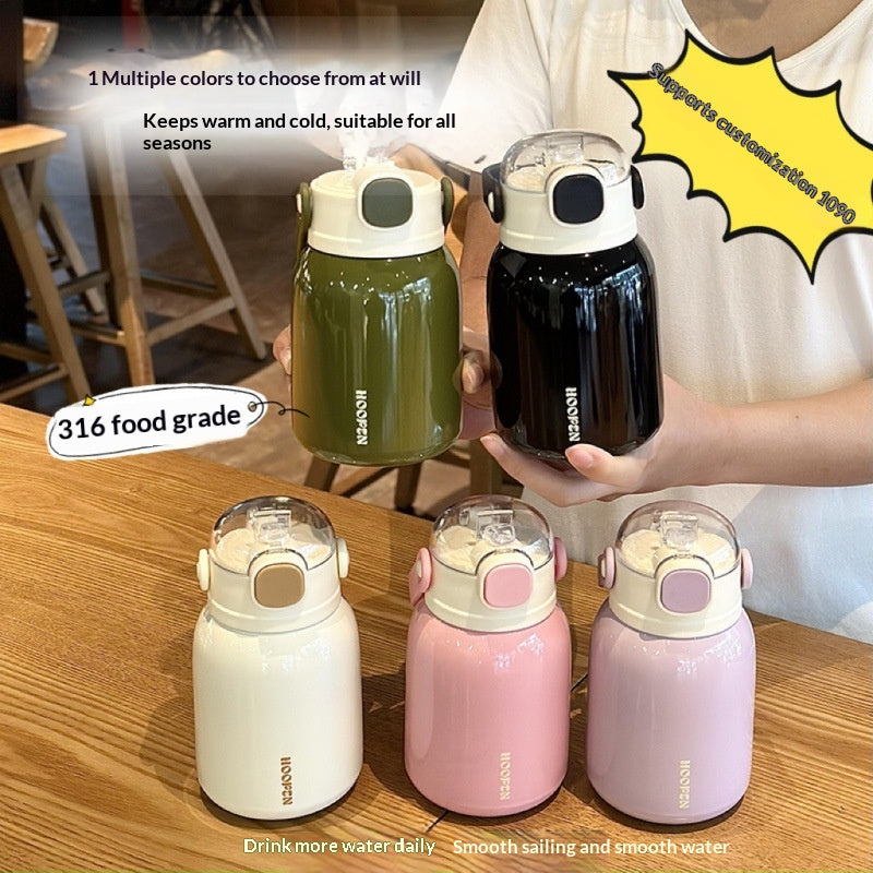 Stainless Steel Insulated Cup Childrens Large-capacity Tea Mug