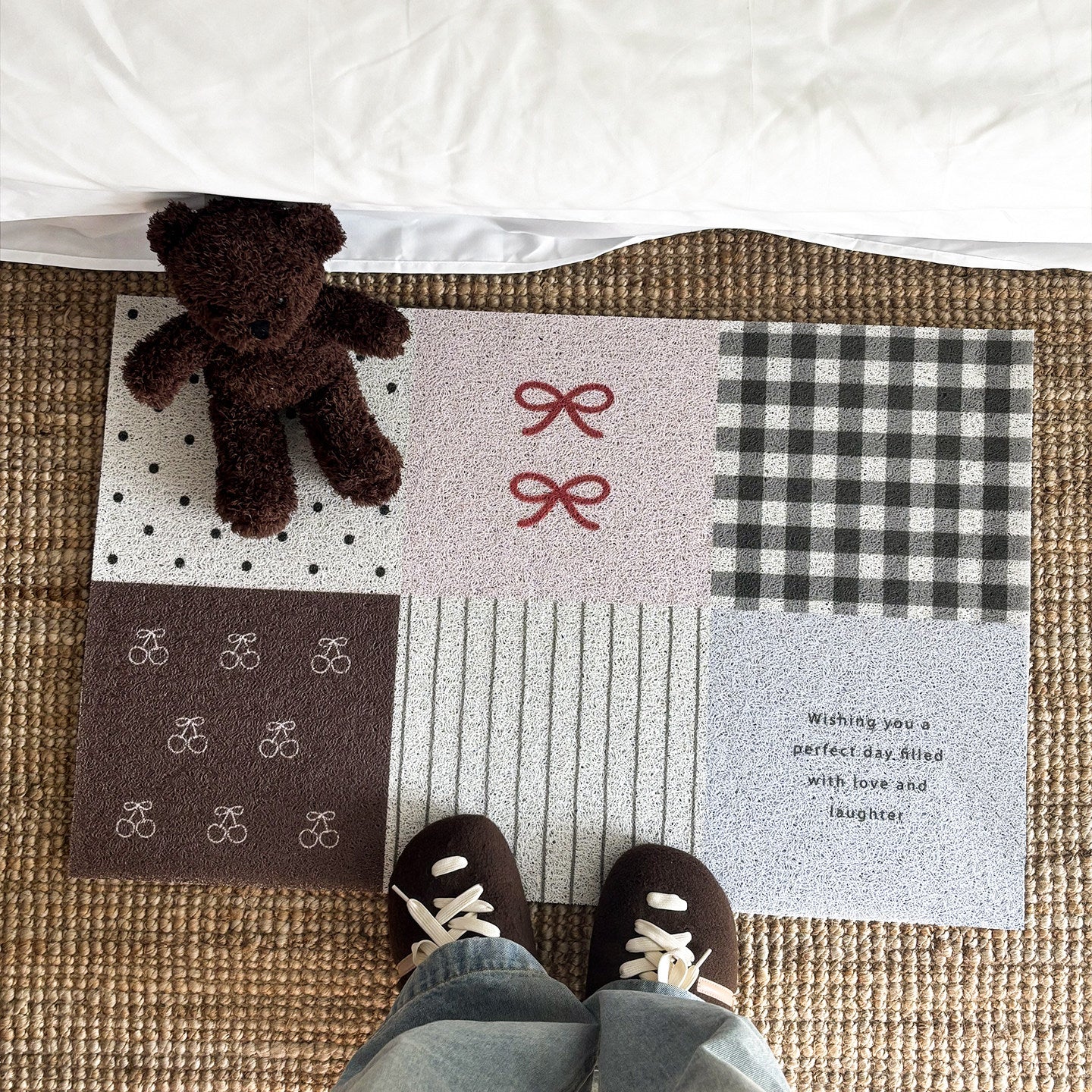 Korean Illustrator Wind-proof Floor Mat