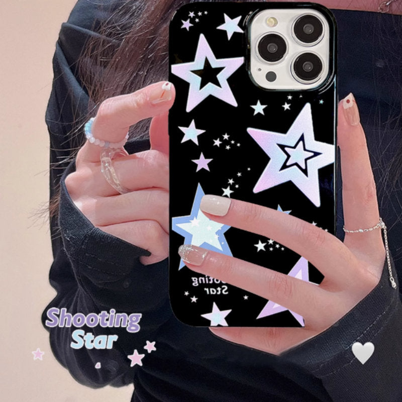 Creative Niche Purple Star Mobile Phone Case