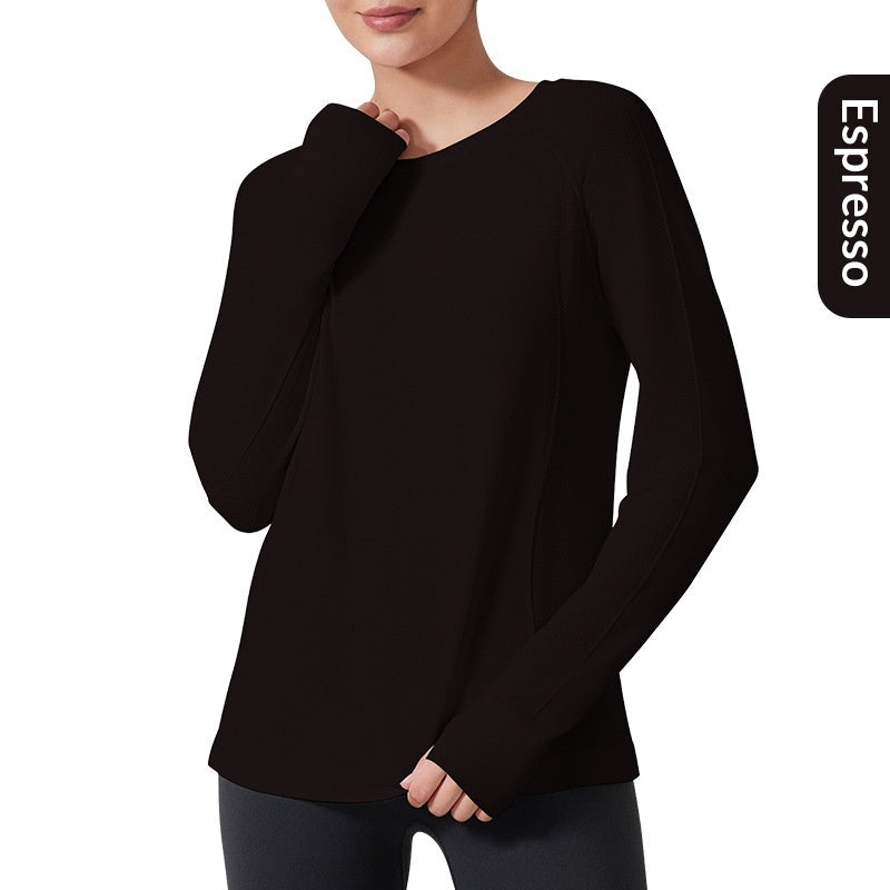 Long-sleeve T-shirt Loose-fit Sportswear For Running And Fitness