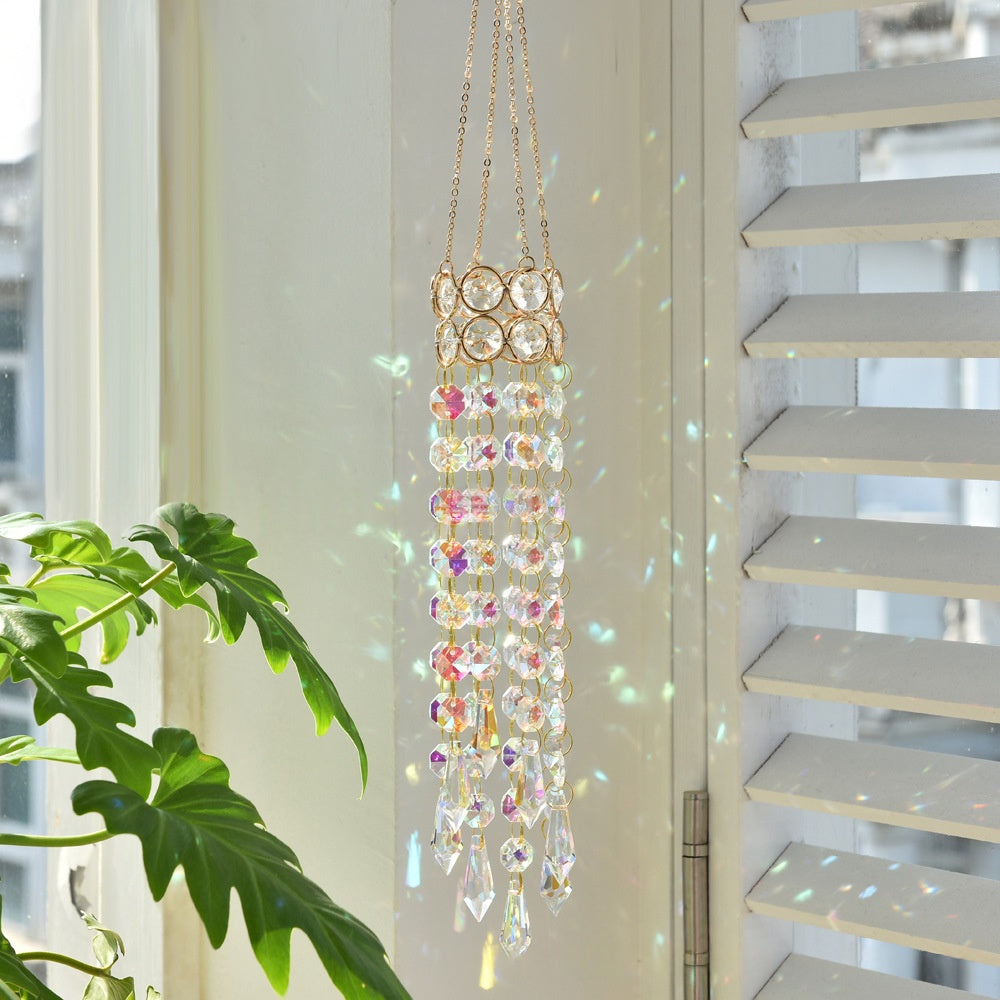 Light And Shadow Hanging Ornament Home Decor Pendant Imitation Willow Branch Sun Catcher