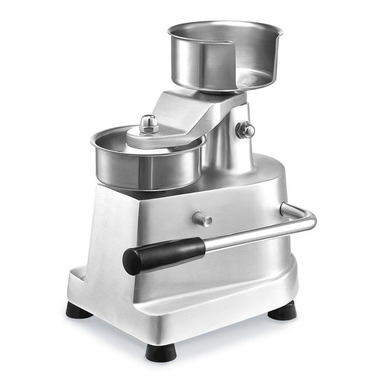Commercial Burger Patty Maker, 100mm/4inch Hamburger Beef Patty Maker, Heavy Duty Food-Grade Stainless Steel Bowl Burger Press Machine, Kitchen Meat Forming Processor With 1000 Pcs Patty Papers