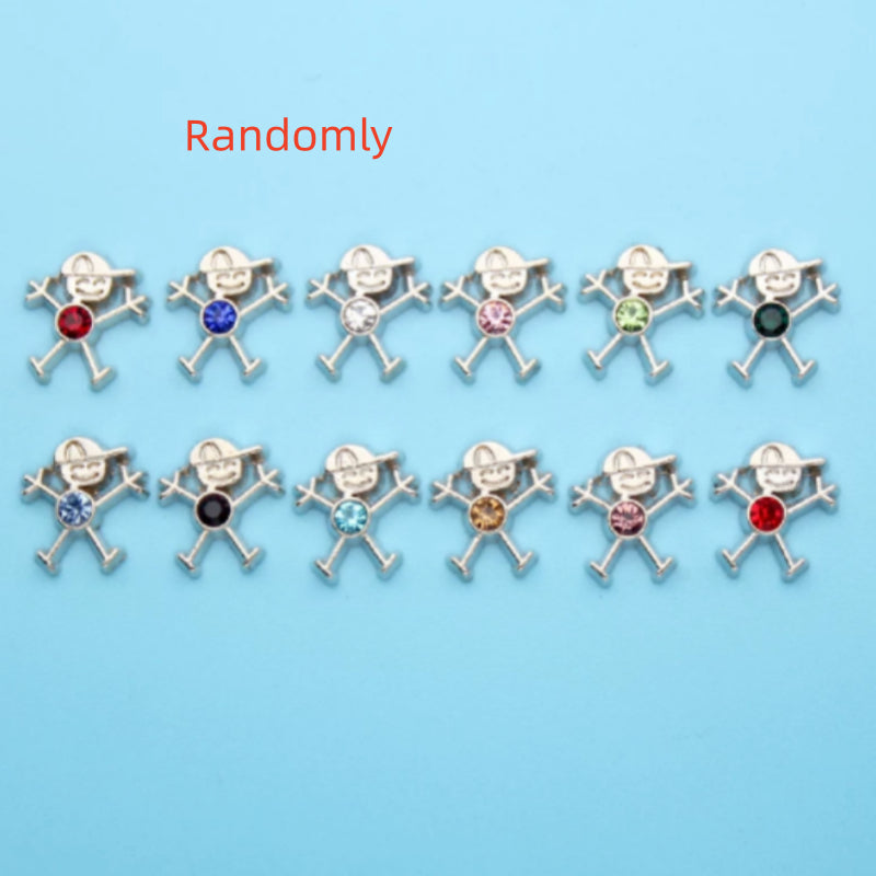 Alloy Rhinestone Small Accessories DIY Glass Photo Box
