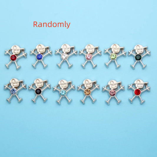 Alloy Rhinestone Small Accessories DIY Glass Photo Box