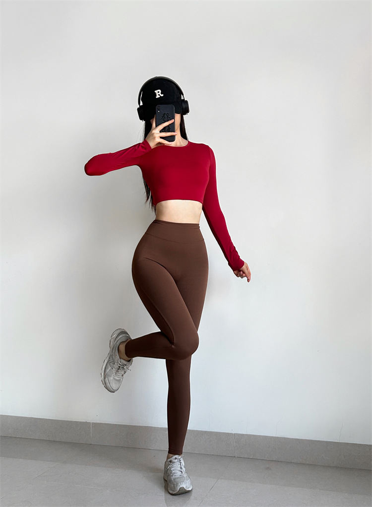 Pilates Fitness Casual Sports Back Shaping Top With Chest Pad
