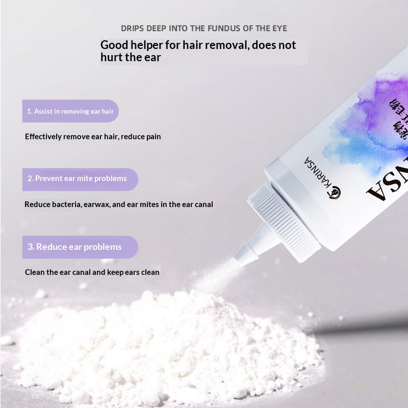 Pet Ear-hair-pulling Powder For Cleaning And Relieving Ear Itching