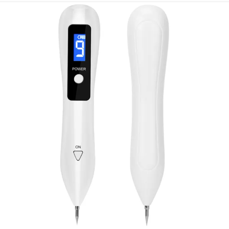 Skin Tag Repair Kit Portable Beauty Equipment Multi-Level With Home Usage USB Charging LCD Level Adjustable 6 Replaceable Needles