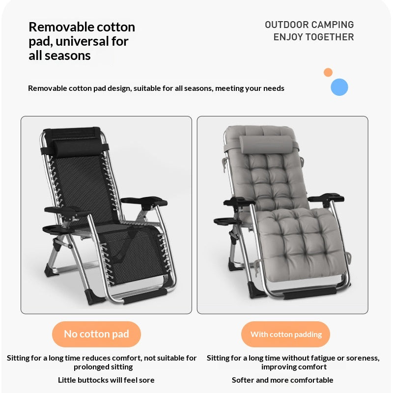 Home-use Folding Office Backrest Chair For Lunch Breaks