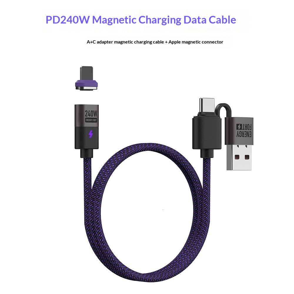 240W Fast-charging Magnetic Data Cable