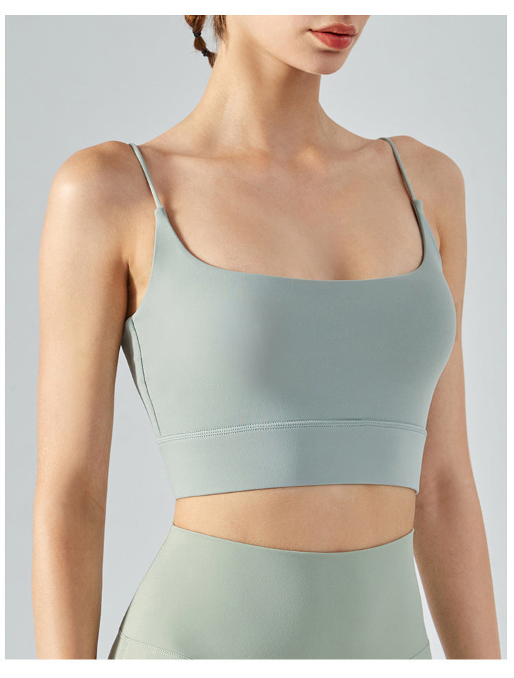 Thin Shoulder Beauty Back Exercise Vest With Chest Pad Female Yoga European And American Style Sling Workout Underwear
