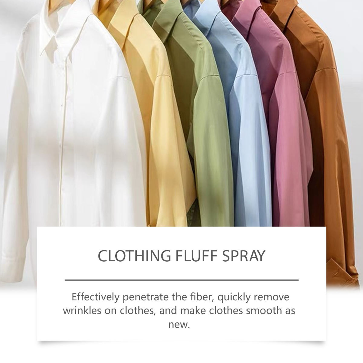 JAKEHOE Clothes Wrinkle Removal Anti-static Spray Ironing-free Spray Care Solution Wrinkle Removal Refreshing Not Oily