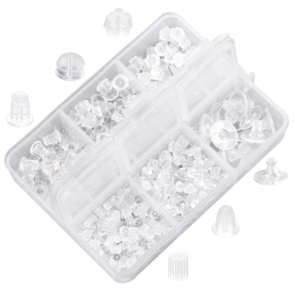 A Jewelry Must-have, There Are Six Innovatively Designed Earring Rubber Stoppers In The Quantity Of 650 That Add Practicality And Beauty To Your Earrings.