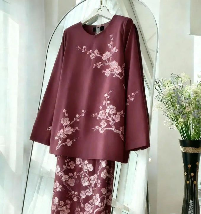 New Womens Casual Digital Print Set